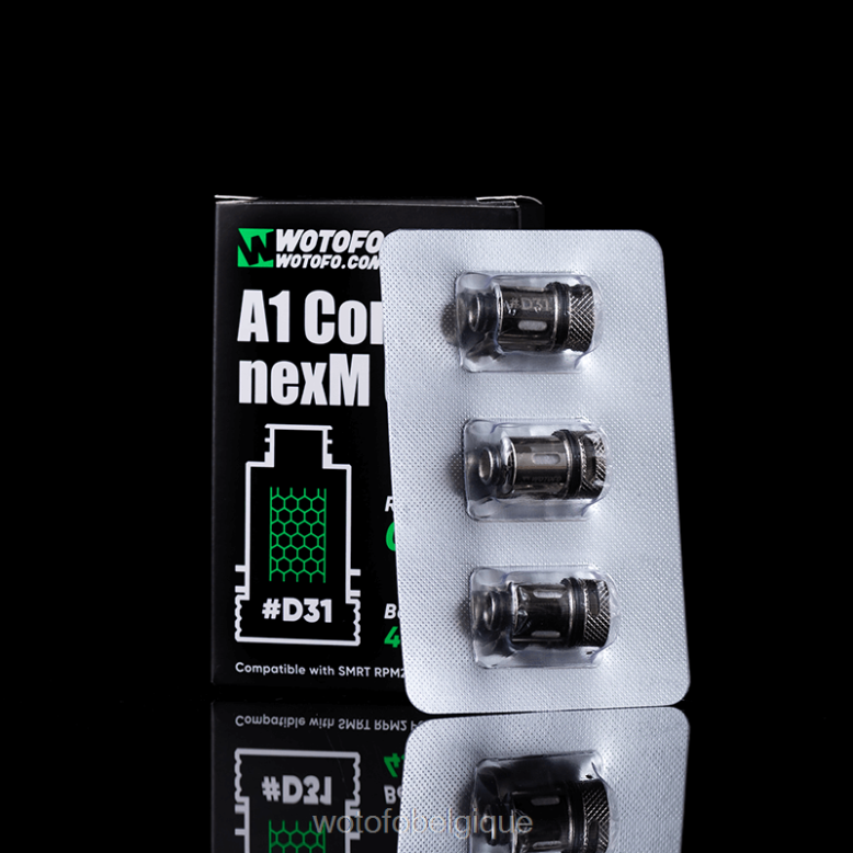 d32 double nexmesh 3 pièces Wotofo SMRT Bobine de dosettes RPM2 - WOTOFO Bruxelles - Z8N2B382