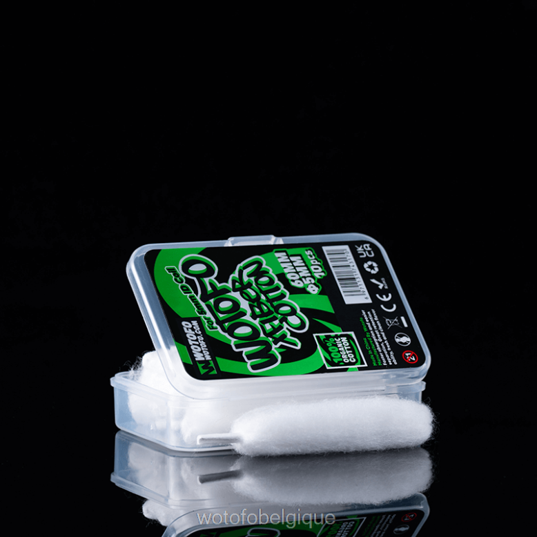 5 mm d'épaisseur 10 pièces Wotofo coton xfiber pour bobine d'identification - WOTOFO vape flavours - Z8N2B348