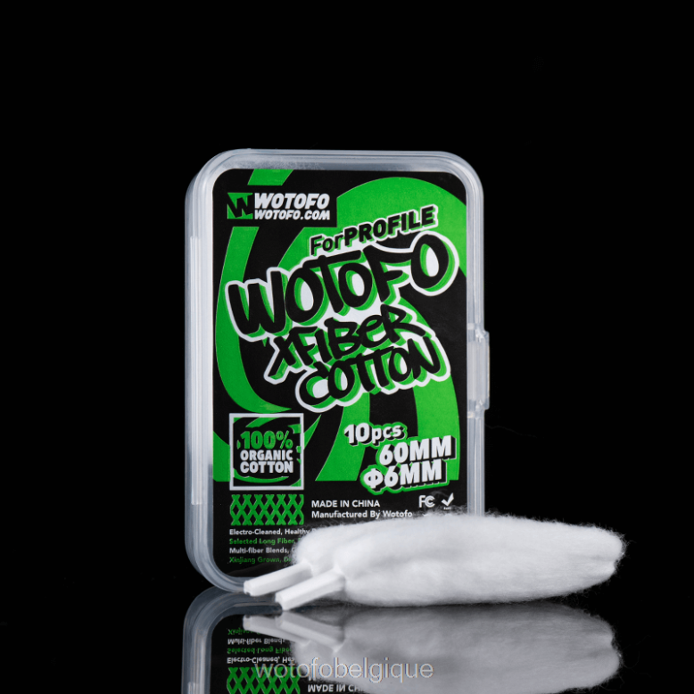 6mm Wotofo PROFILE coton xfiber pour profil - WOTOFO Belgique - Z8N2B311