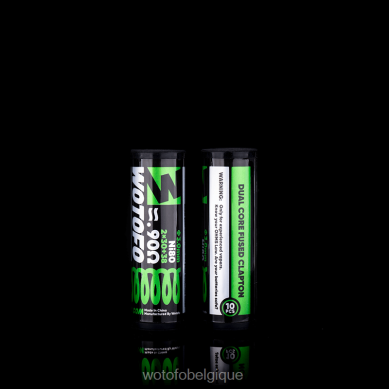 Clapton fusionné double cœur 0,28 ohm 10 pièces Wotofo bobines préfabriquées - WOTOFO jetable - Z8N2B314