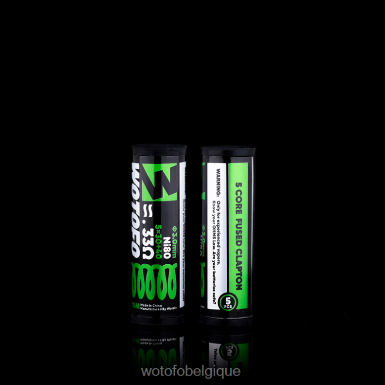 Clapton fusionné double cœur 0,28 ohm 10 pièces Wotofo bobines préfabriquées - WOTOFO jetable - Z8N2B314