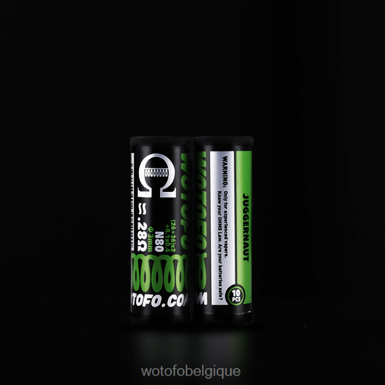 Clapton fusionné double cœur 0,28 ohm 10 pièces Wotofo bobines préfabriquées - WOTOFO jetable - Z8N2B314