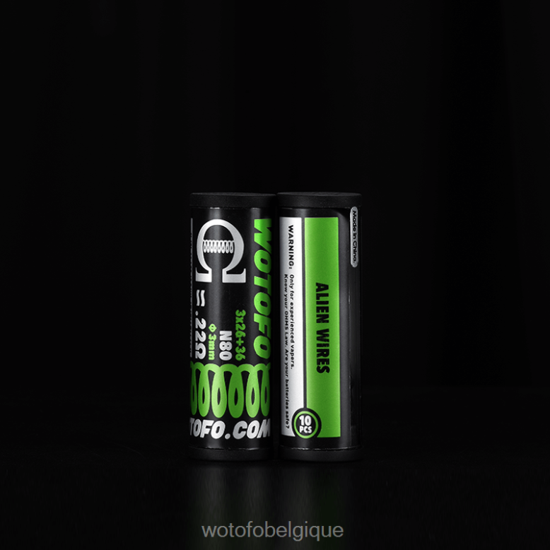 Clapton fusionné double cœur 0,28 ohm 10 pièces Wotofo bobines préfabriquées - WOTOFO jetable - Z8N2B314