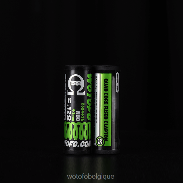 Clapton fusionné double cœur 0,28 ohm 10 pièces Wotofo bobines préfabriquées - WOTOFO jetable - Z8N2B314