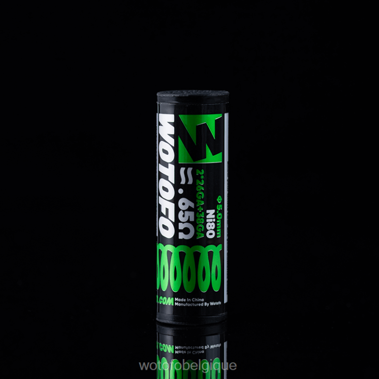 Clapton fusionné double cœur 0,65 ohm 5 mm 5 pièces Wotofo bobine d'identification pré-construite - WOTOFO e-cigarette - Z8N2B347