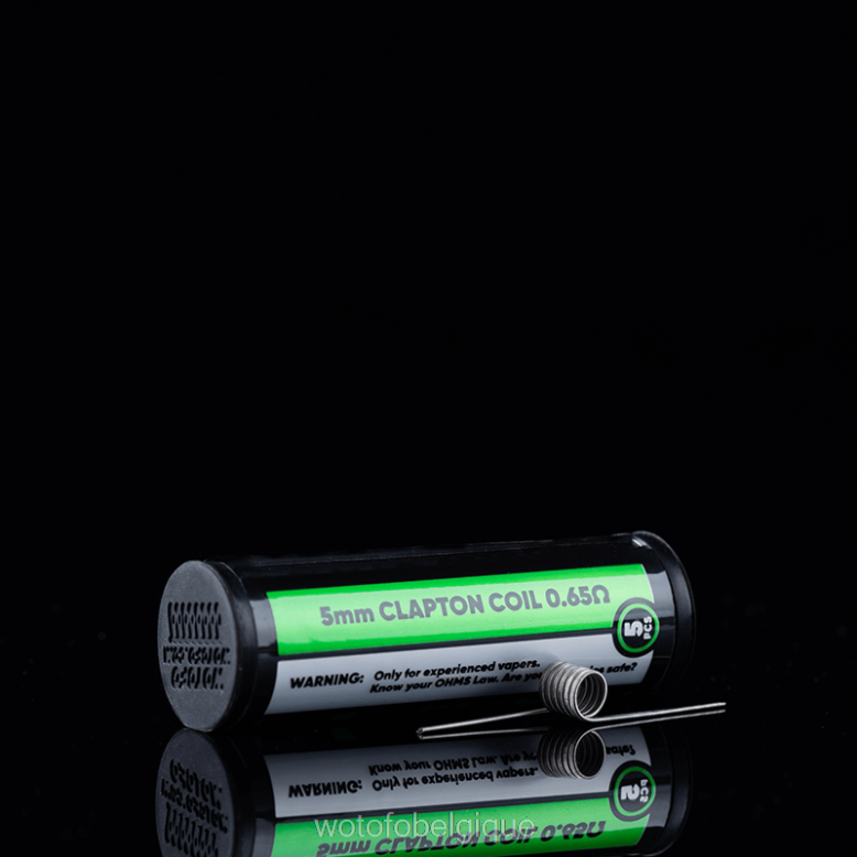 Clapton fusionné double cœur 0,65 ohm 5 mm 5 pièces Wotofo bobine d\'identification pré-construite - WOTOFO e-cigarette - Z8N2B347