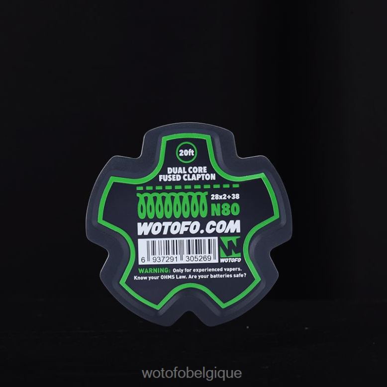 Clapton fusionné à double cœur - 28*2+38 Wotofo bobine de fil préfabriquée - vape jetable WOTOFO - Z8N2B345