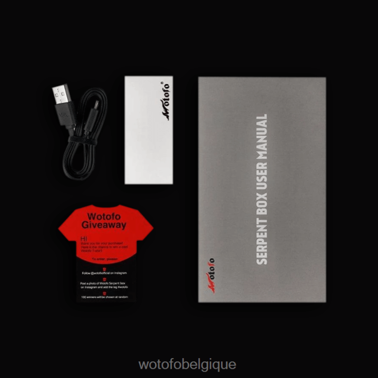 rouge Wotofo SERPENT mod boîte 50w - WOTOFO e-cigarette - Z8N2B127