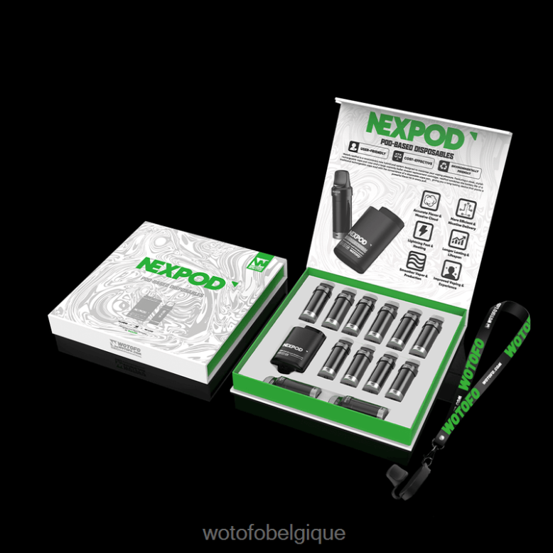 coffret essentiel Wotofo NEXPOD trousse 20 mg - WOTOFO e-cigarette - Z8N2B7